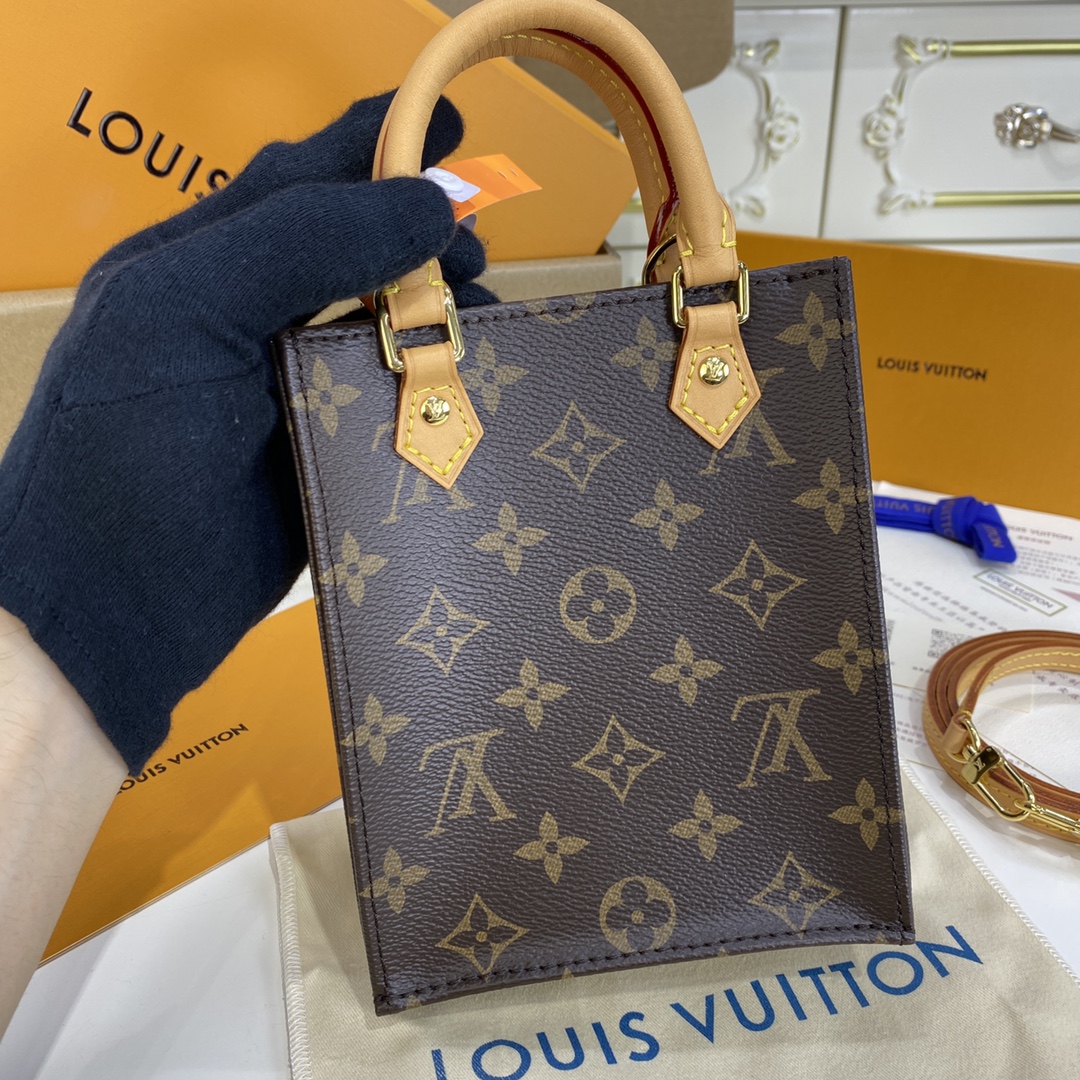 Louis Vuitton PETIT SAC PLAT Handbag Monogram M69442